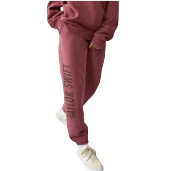 Taylor Swift x Urban Outfitters Rose Pull On Casual Joggers Women’s Medium - Picture 2 of 14